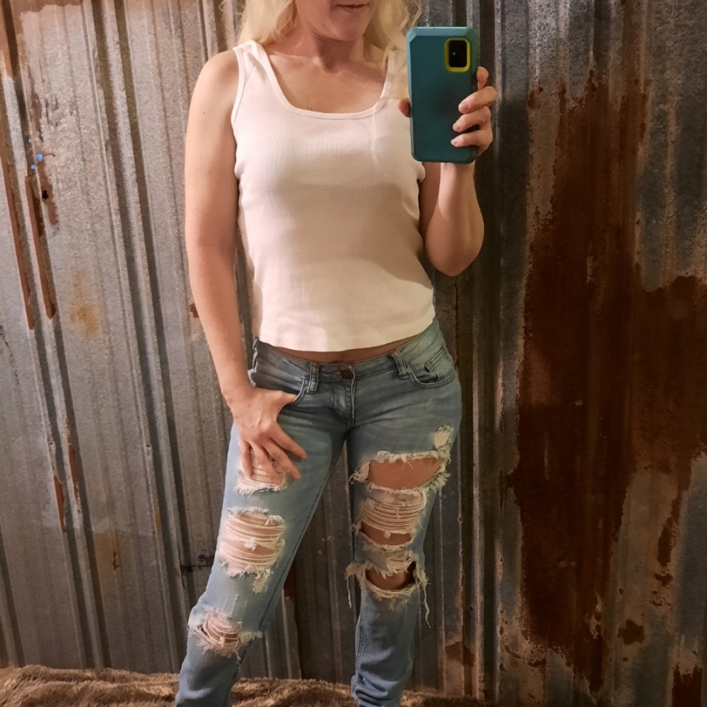 White Box Style What's Hot Muscle Shirt